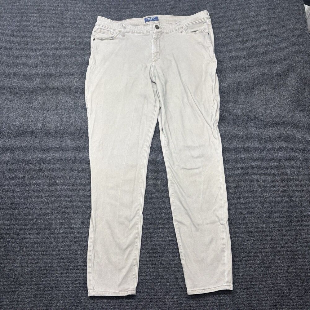 Old Navy Rockstar Skinny Pants Womens Size 14 Standard Mid Rise Khaki Chino
